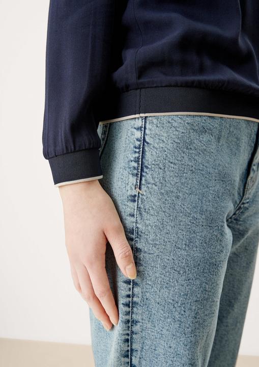 Immagine prodotto s.Oliver Bluse Bluse mit Rippbündchen (40)