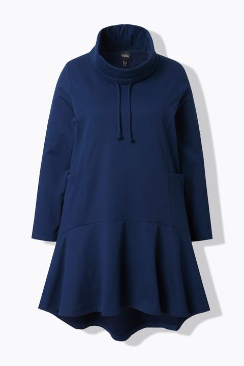 Produktbild Ulla Popken Longsweater, Volant, Stehkragen, Langarm, Taschen (46)