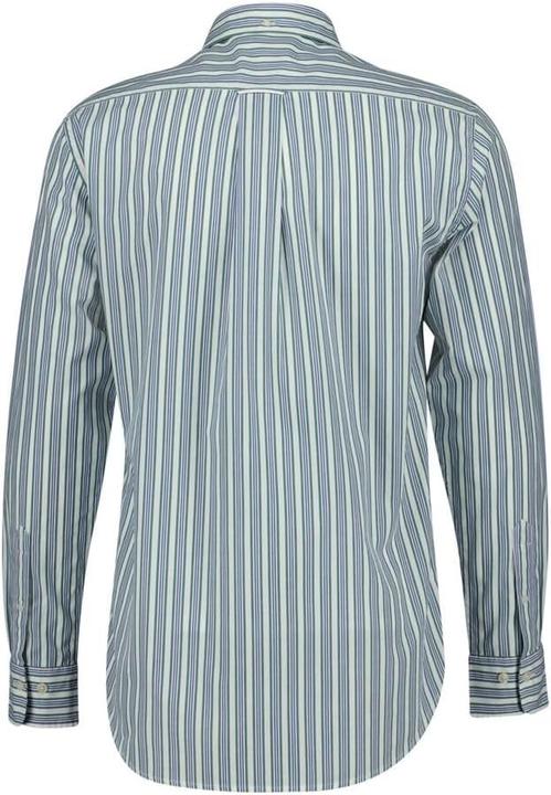 Immagine prodotto GANT REG POPLIN Stripe Shirt, Deep Forest Green, L (L)