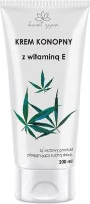 Konjac Sponge KWIAT ŻYCIA Krem konopny wygładzający z witaminą E 200ml (200 ml)