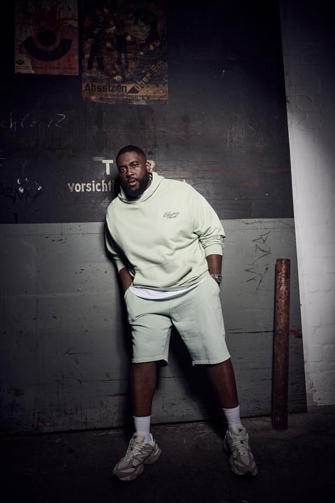 Produktbild Sthuge Hoodie, oversized, Rücken-Print, Vintage Look (L)