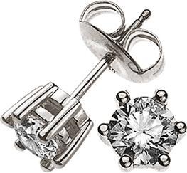 Image du produit Natsumi Schmuck Ohrstecker Diamant Weissgold 18K/750 1.00 ct H si (Or blanc 750/18 K)