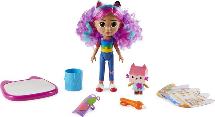 Actual product image Spin Master Gabby’s Dollhouse, Rainbow Gabby Deluxe Craft Dolls and Accessories with Water Pad and Water Brush P