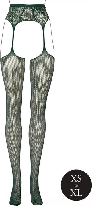 Produktbild Le Désir Fishnet and Lace Garterbelt Stockings - One Size (One Size)
