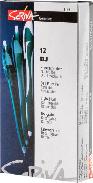 Actual product image Scriva Biros Office Focus Green,12 pieces (Green, 1 x)
