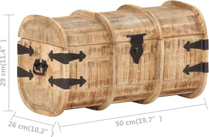 Actual product image vidaXL Aufbewahrungstruhe (34 cm, 2x)