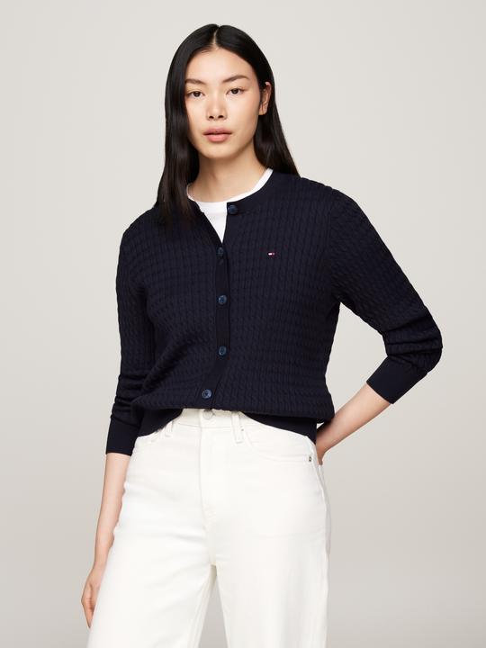 Produktbild Tommy Hilfiger Co Cable C-Nk Ls Cardigan (L)