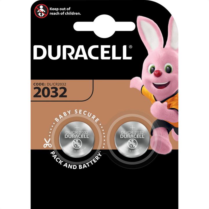 Productafbeelding Duracell Lithium knoopcellen (2 Pcs., CR2032, 230 mAh)