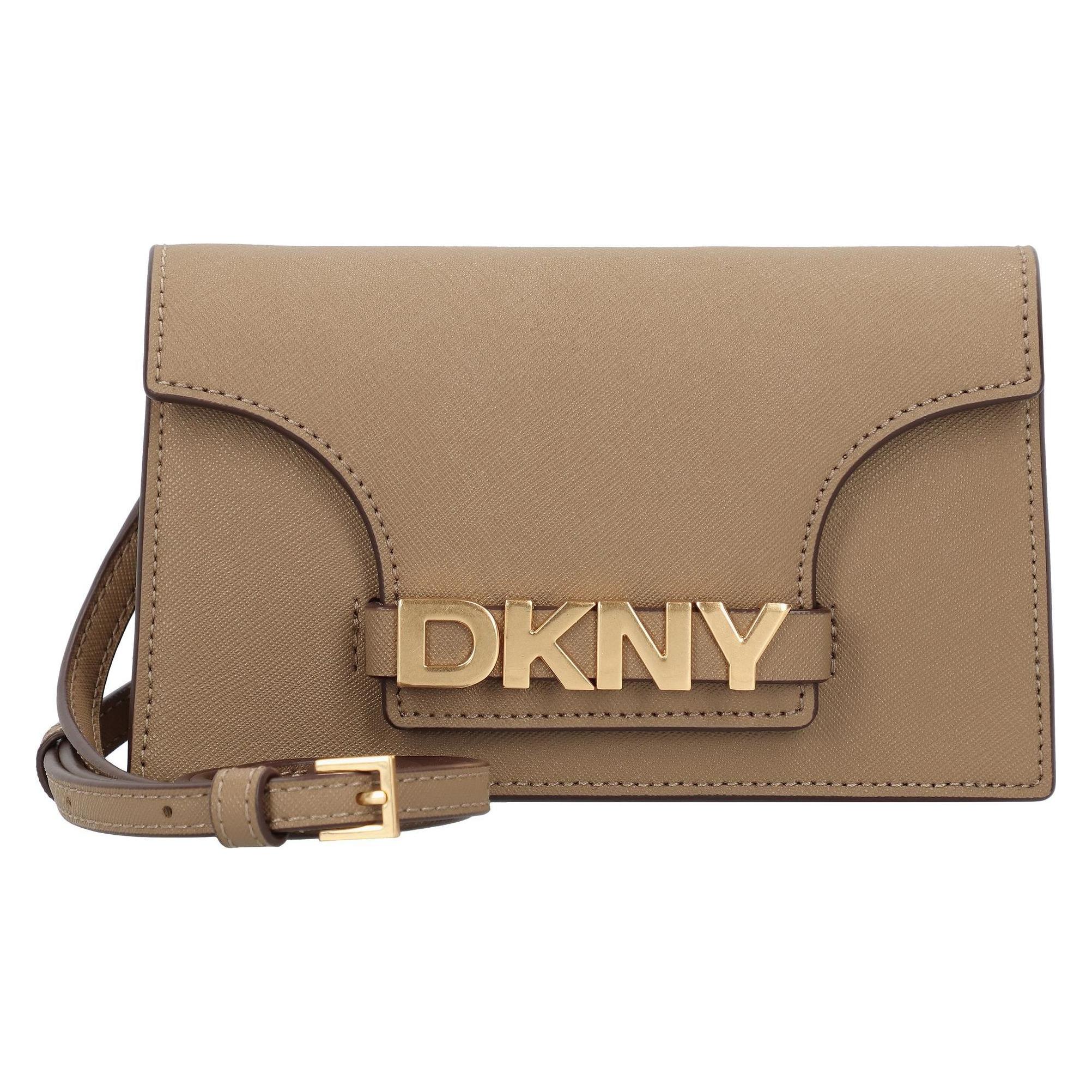 Dkny, Damen, Handtasche, Avril Umhängetasche Leder 19 Cm, Braun