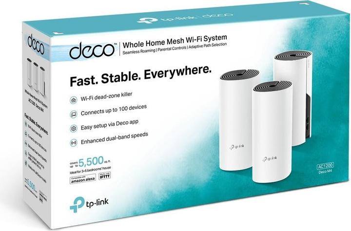 Image du produit TP-Link Deco M4 AC1200 Dualband WLAN Mesh 3-pack
