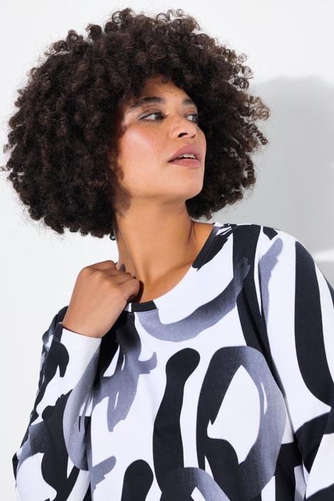 Produktbild Angel of Style Sweatshirt, Comfort Fit, Buchstaben-Print, Langarm (42)