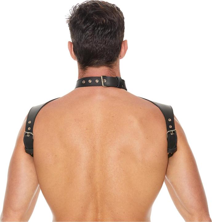 Produktbild Ouch! Men Harness with Neck Collar - One Size (One Size)