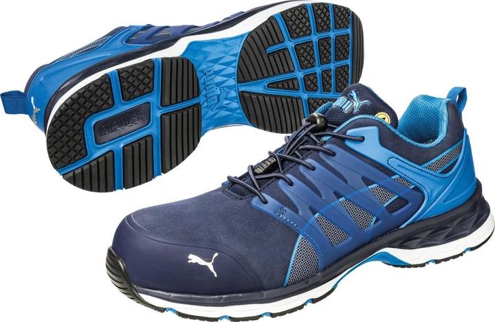 Actual product image Puma Velocity 2.0 Blue Low safety low shoe S1P (S1P, 47)