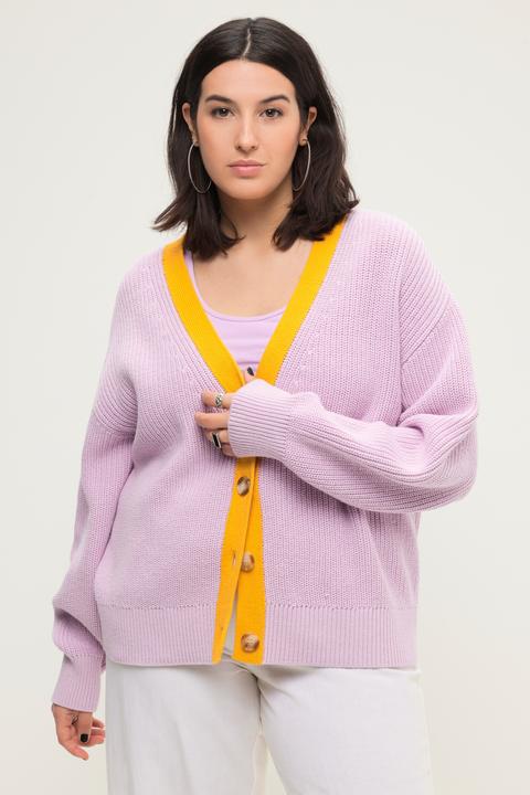 Produktbild Studio Untold Strickjacke, oversized, Colorblende, Langarm (58)