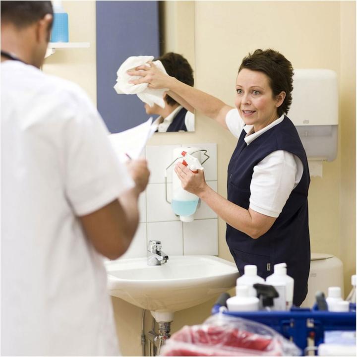 Actual product image Tena Airlaid Tork Premium washcloth