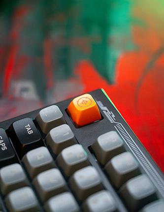 Actual product image Marvo SOLDAT S50B Tastatur verkabelt (USB) US, schwarz (US, Cable)