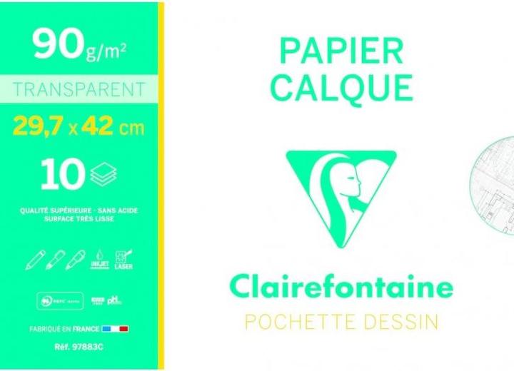 Actual product image Clairefontaine Superior Tracing Paper (90 g/m², 1x)
