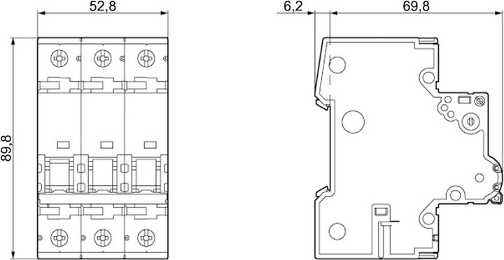 Produktbild Siemens Sicherungsautomat 3-polig 20A Typ B