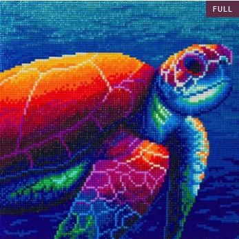 Immagine prodotto Craft Buddy Tartaruga Arcobaleno, Kit artistico in cristallo 30x30cm RACHEL FROUD