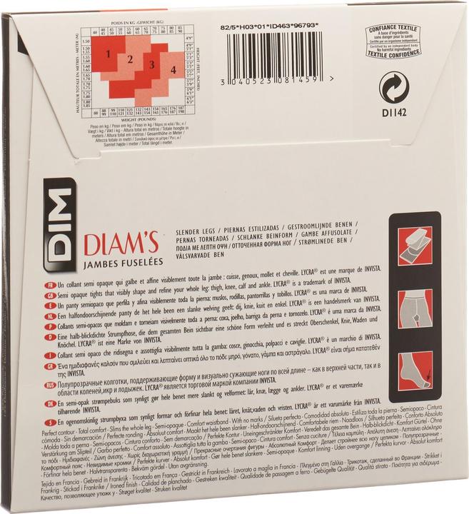 Image du produit DIM Diam's Jambes Fuselées (25 DEN, 34 - 36)