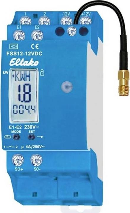 Eltako ELT FSS12-12V DC Radio Current Meter Transmitter Module 30100600