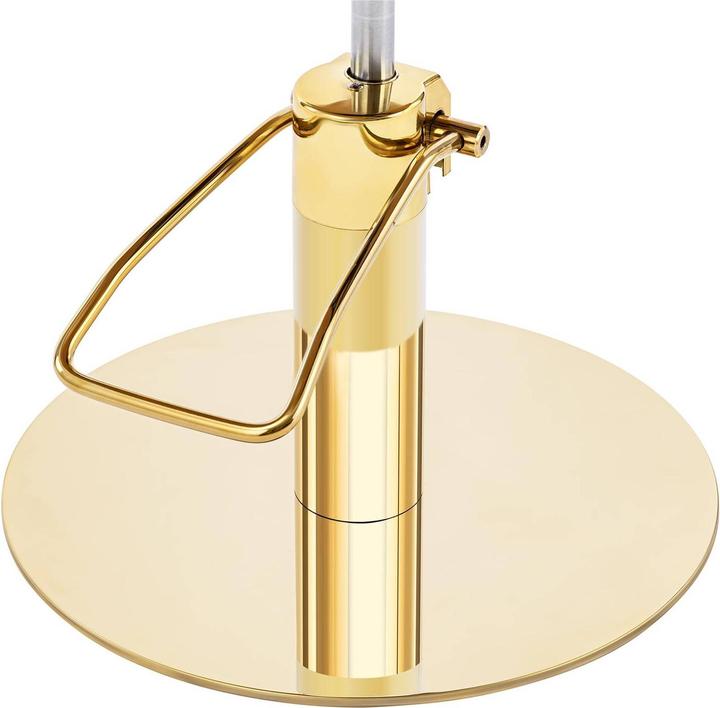 Actual product image Physa Salon Chair with Footrest - 870 - 1020 mm - 200 kg - cream / gold