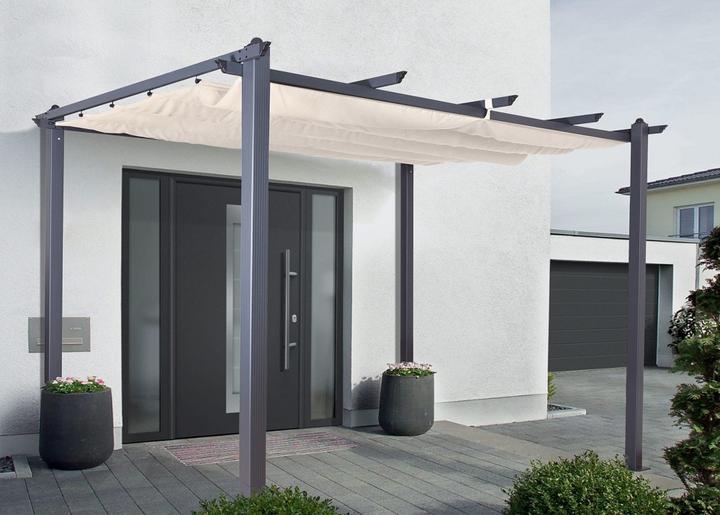 Image du produit Jet-Line Pavillon Luxor anthracite-beige 4x3 m (400 cm, 300 cm)