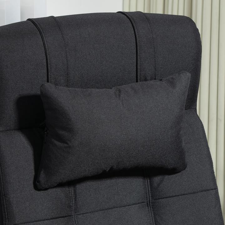 Produktbild Vinsetto Bürostuhl Polyester, Schaumstoff Schwarz
