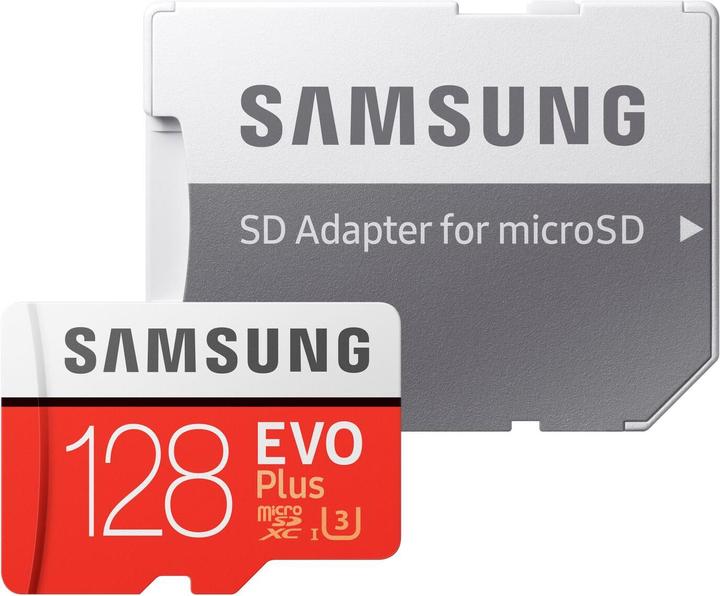 Produktbild Samsung Evo+ microSD UHS-I (128 GB, microSDXC, U3, UHS-I)