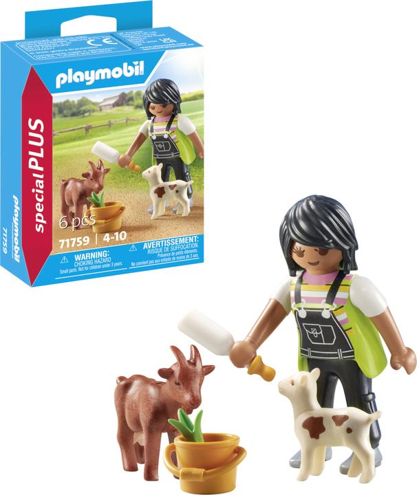 Actual product image Playmobil 71759 Woman with goats (71759)
