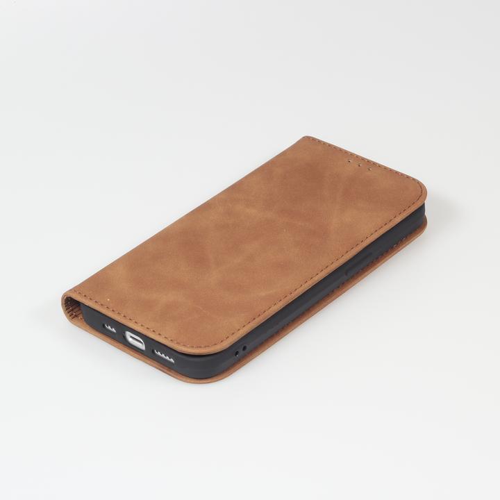 Image du produit PhoneLook Etui cuir Flip Wallet vintage avec fermeture aimantée et compartiment cartes (Apple iPhone 13)