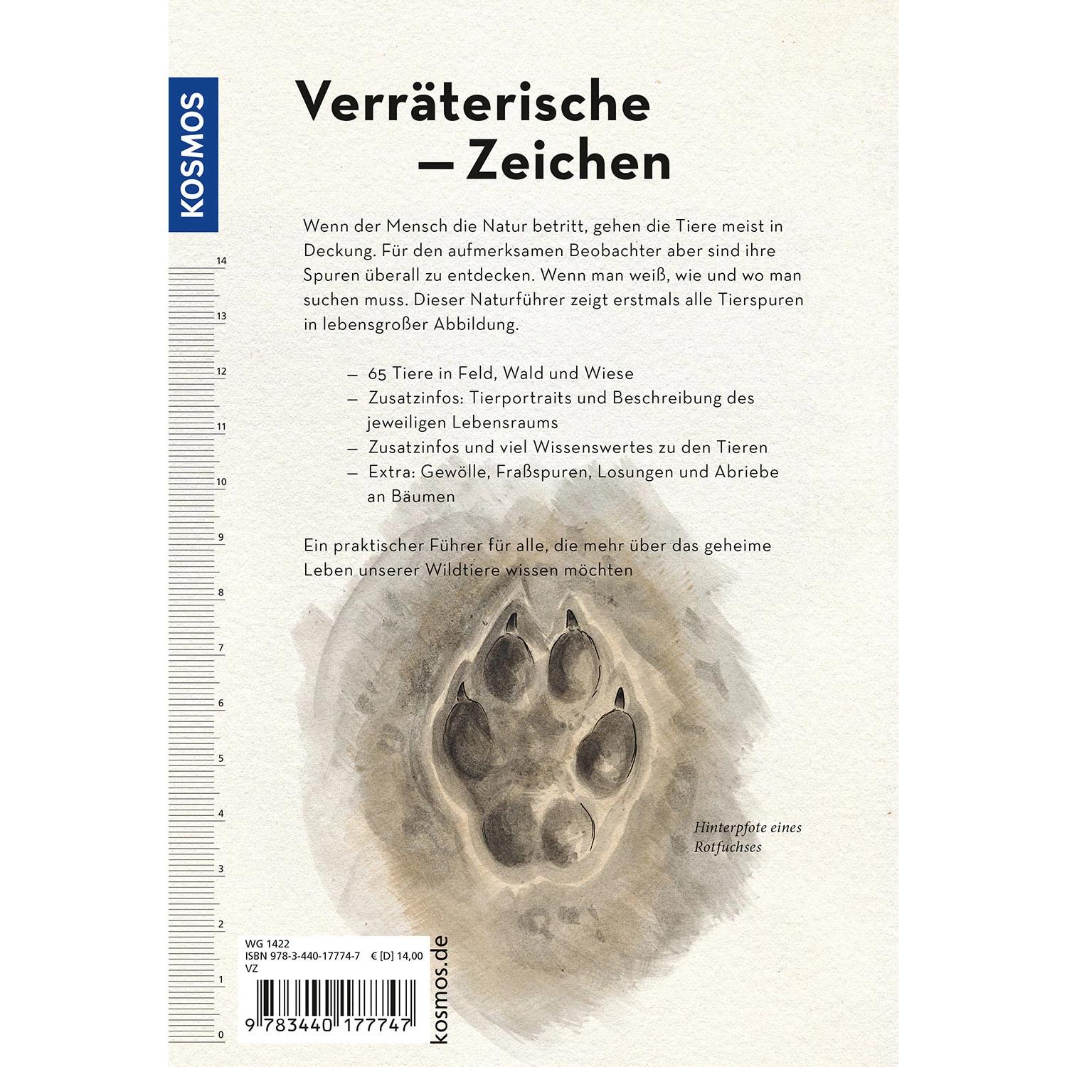 Thumbnail - Tierspuren lebensgross, Ratgeber von Frank Hecker