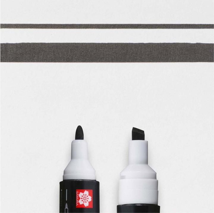 Actual product image Sakura Permapaque Doppelspitze Schwarz