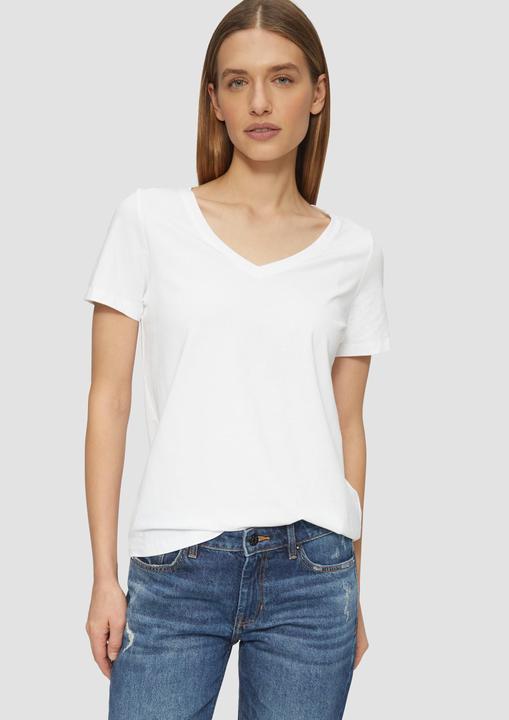 Produktbild S.Oliver T-Shirt T-Shirt mit V-Ausschnitt (34)