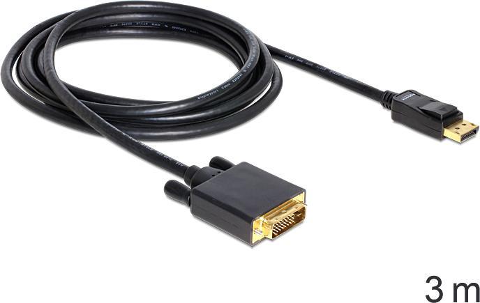 Produktbild Delock DisplayPort — DVI (3 m, DVI, DisplayPort, 1.1)