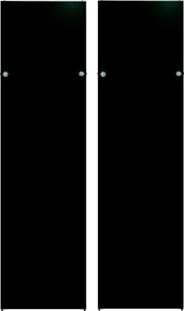 Produktbild EFB Elektronik Seitenwand für PRO 47HE, T=1200, 2-teilig, RAL9005, 2 Teile je
