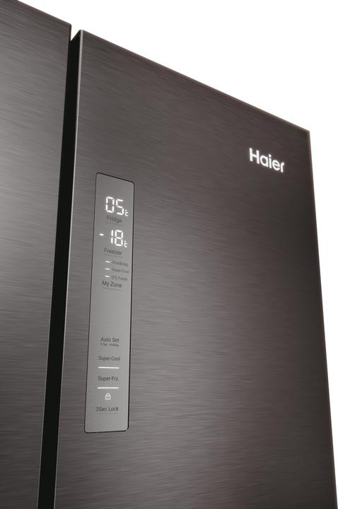 Image du produit Haier FRIGO HFR3718DNMD DARK INOX FRENCH DOOR () (402 l)
