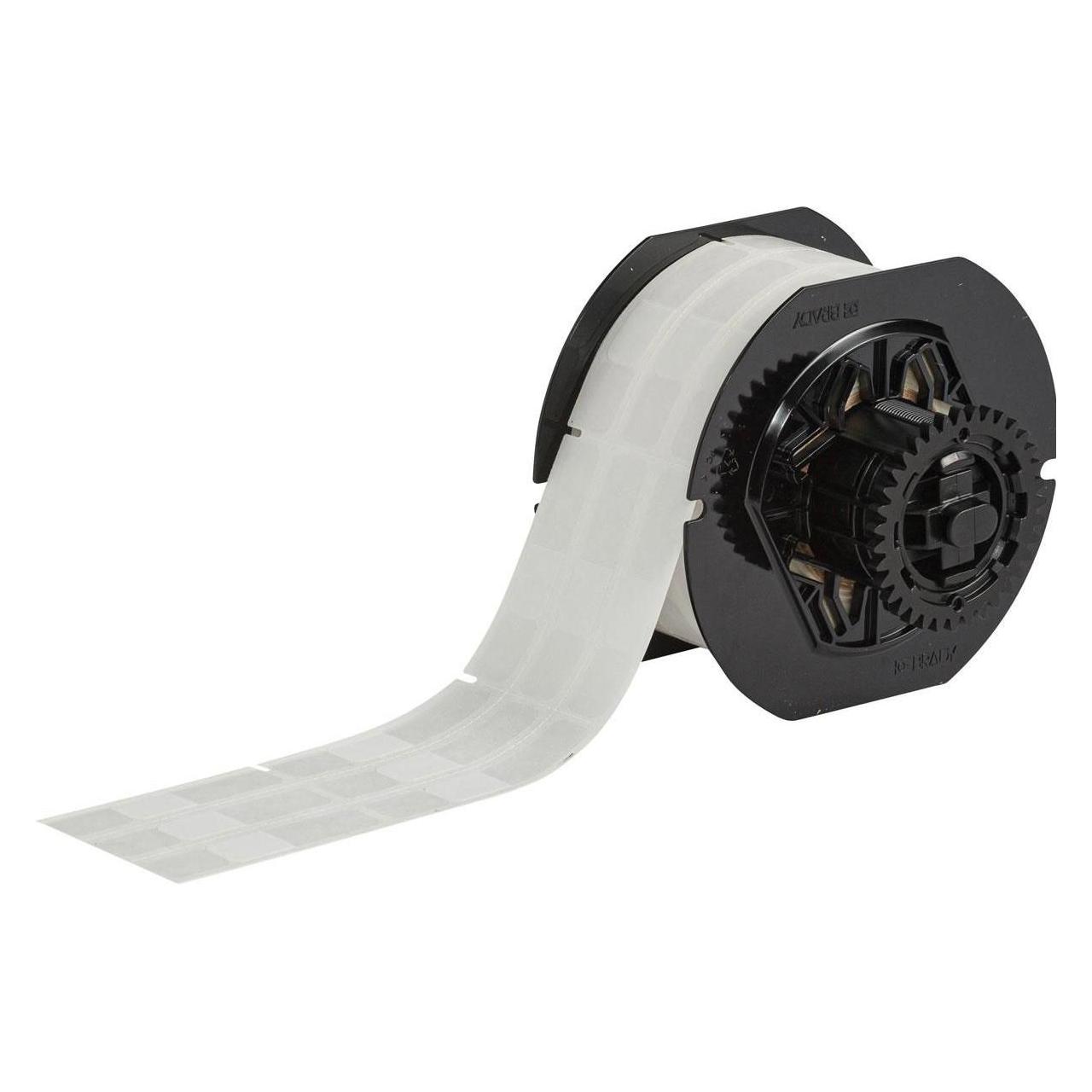 Brady, Etikettenrolle, B33RO-292-427, Selbstlaminierende drehbare Etiketten, Vinyl, Weiss/Transparent, 12.7 x 17.78( (12.70 mm)