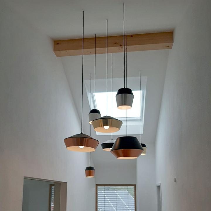 Image du produit s.luce SkaDa suspension individuelle abat-jour métallique (E27, 560 lm)