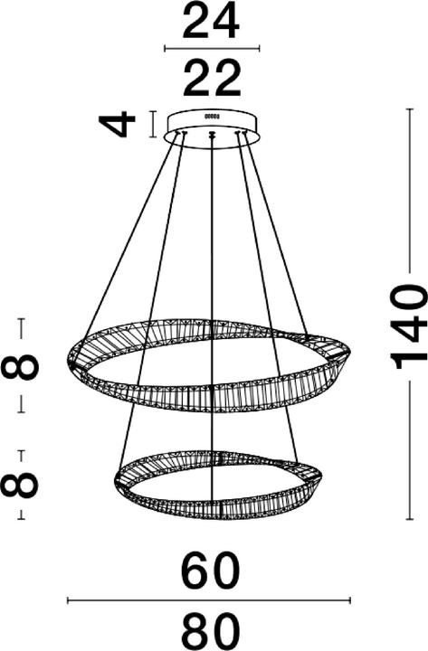 Actual product image Nova Luce Aurelia (6351 lm)