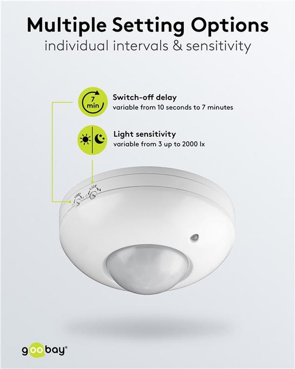 Produktbild Goobay PIR 360° bis 6m (6 m)