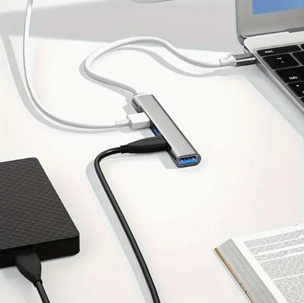 Produktbild PlugDesk USB Mulitport Adapter (USB-C) (USB-C, 4 Ports)