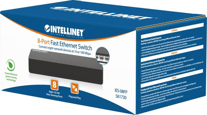 Immagine prodotto Intellinet Switch Fast Ethernet a 8 porte (8 porte)