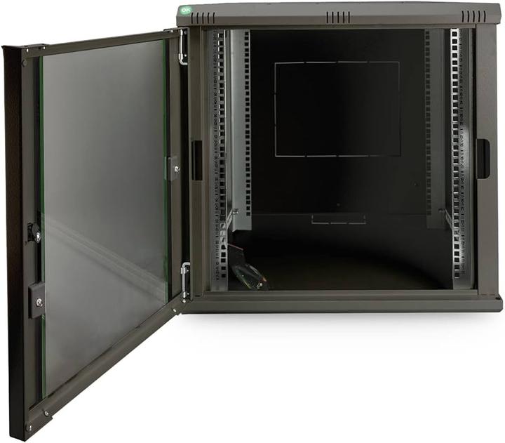 Immagine prodotto Digitus Contenitore da parete 10" 12U, SOHO PRO 591 x 316 x 298 mm, nero (12 HE, Portapacchi da 10 pollici)