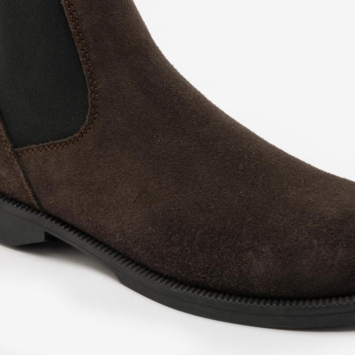 Image du produit Caperlan Boots équitation croute de cuir junior - 500 marron (30)