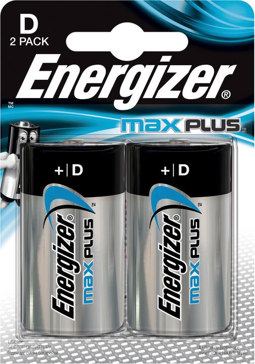 Produktbild Energizer Max Plus Alkaline (2 Stk., D, 16500 mAh)