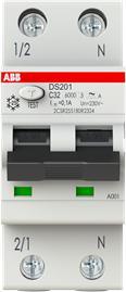 Produktbild ABB DS201A-C32/0,1 FI/LS-Schalter 6kA, 1P+N, 2CSR255180R2324