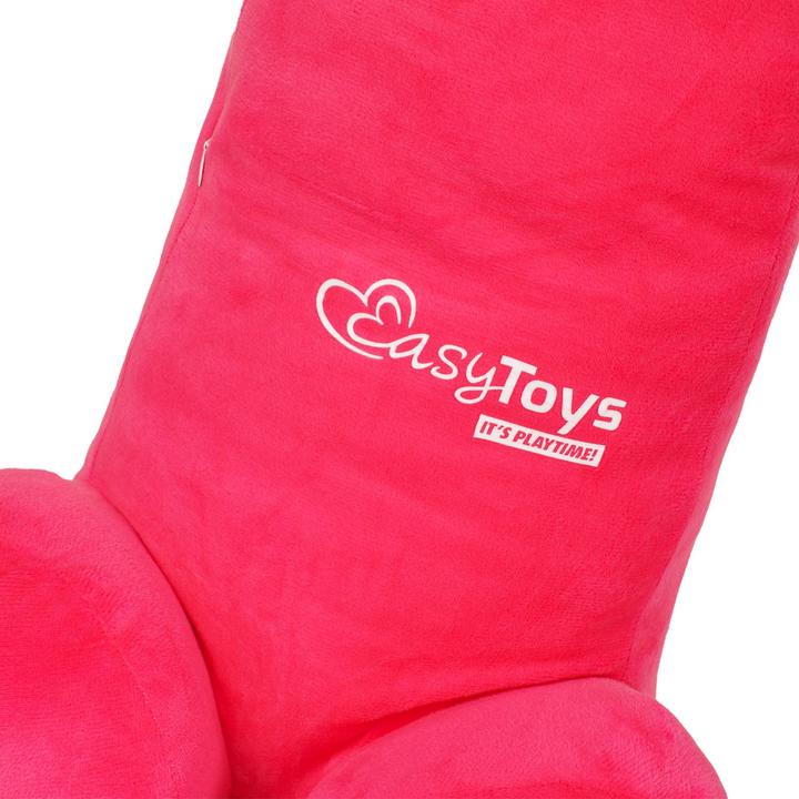 Actual product image Easytoys Penis-Shaped Plushy with Smiley Face - Pink (Dice games)