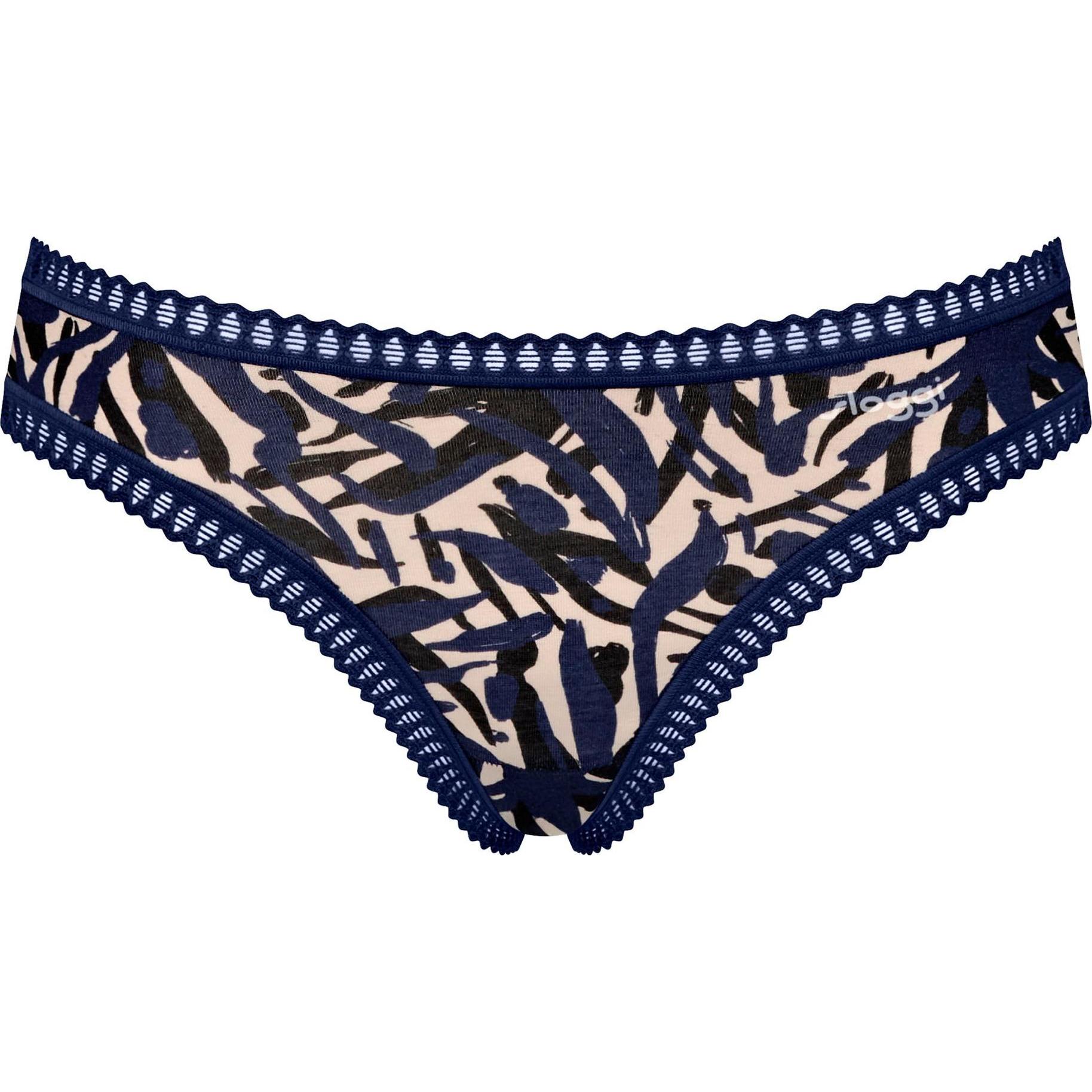 Thumbnail - Sloggi, Damen, Unterhosen, 3er Pack GO Crush Mini Slip, Blau, Schwarz, (S, 3er Pack)