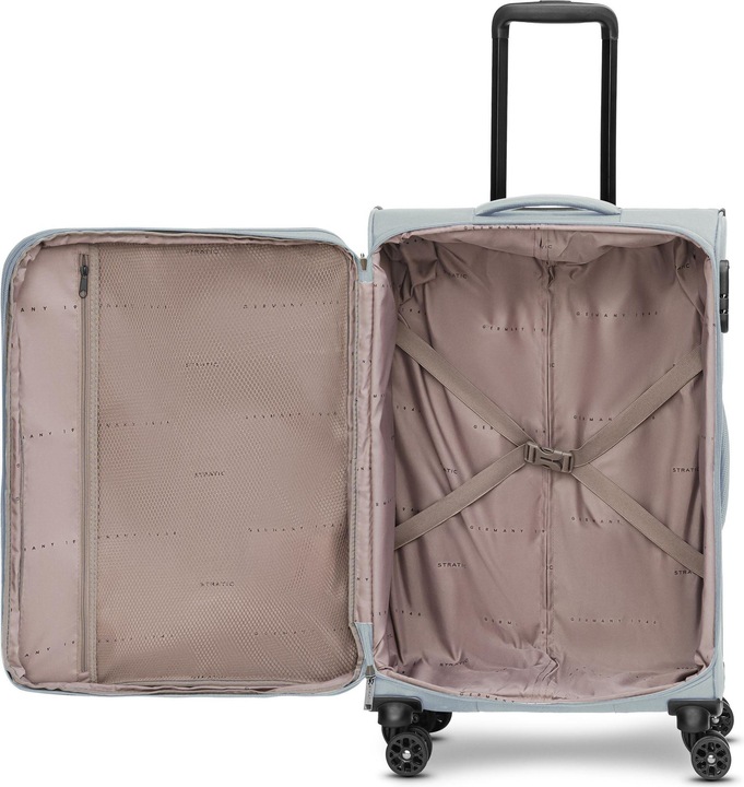 Produktbild Stratic taska 4-Rollen Trolley M 65 cm mit Dehnfalte (74 l, M (50 - 90l))